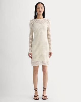 The Lace Knit Mini Dress | Birch