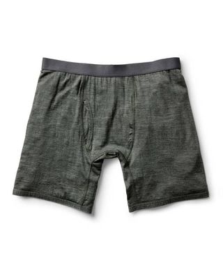 The Merino Boxer in Heather Army