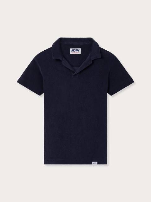 Kids Navy Blue Powell Terry Polo