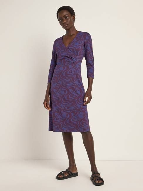 wrap-style dress