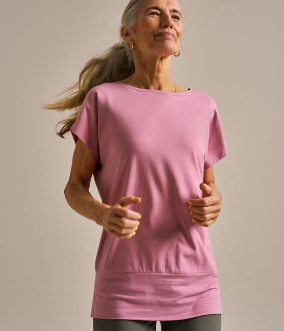 Short Sleeve Air Bamboo Flow Top