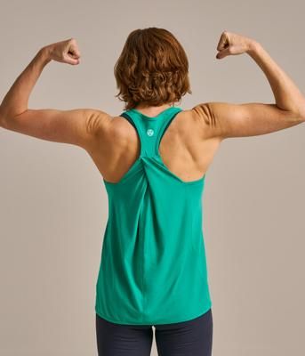 Pleat Back Vest Top