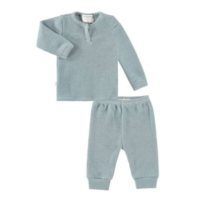 Thermal Mineral Henley Long John Set