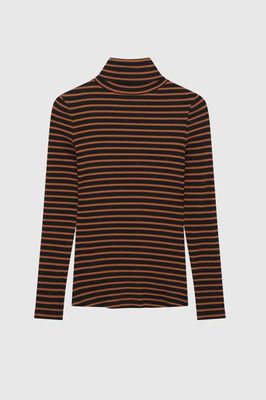 Striped Roll Neck