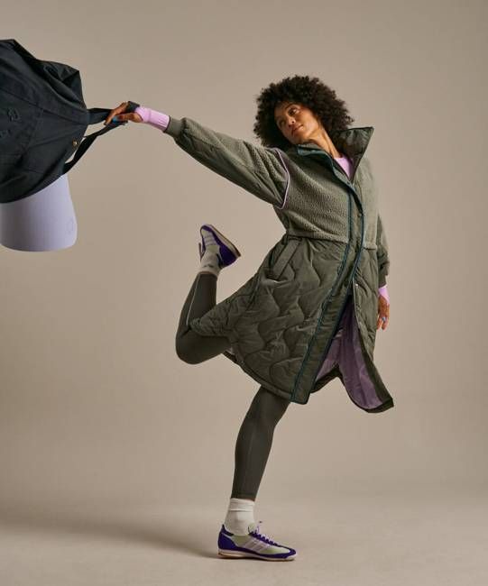 Full Circle Longline Fleecy Coat