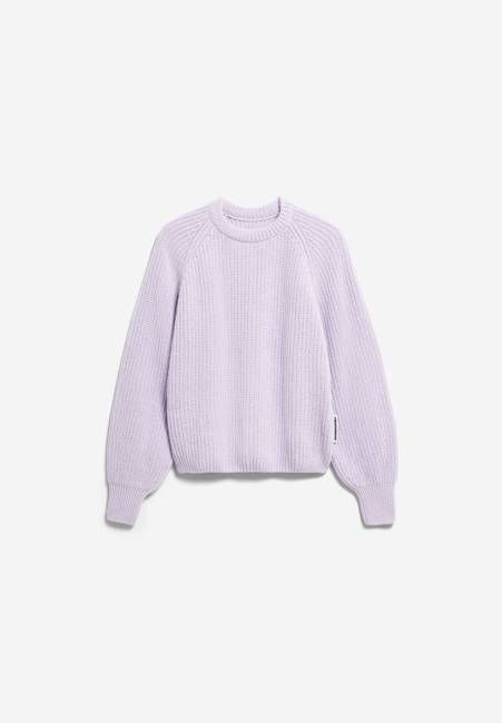 RIB KNIT SWEATER| moonlit lilac