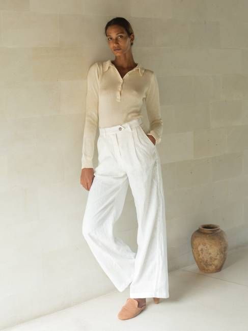 Linen Pleat Pant