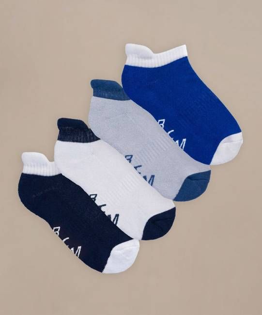 Mens Luxe Trainer Socks - 4 Pack