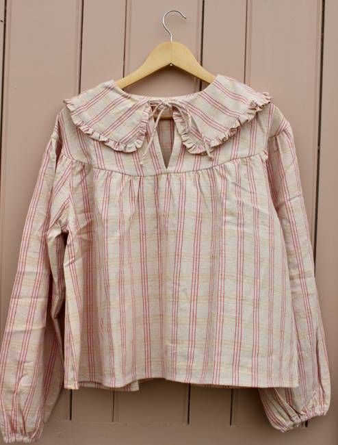 Luchia Smock (pink over yellow)
