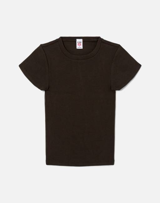 60s Slim Tee - Olive Branch