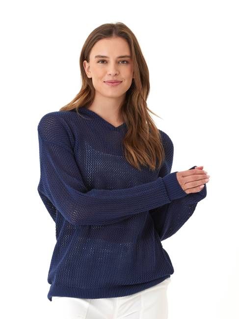 Laurel Beach Knit Pullover Hoodie