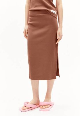 AZITAA RIB MIDI SKIRT| nutshell