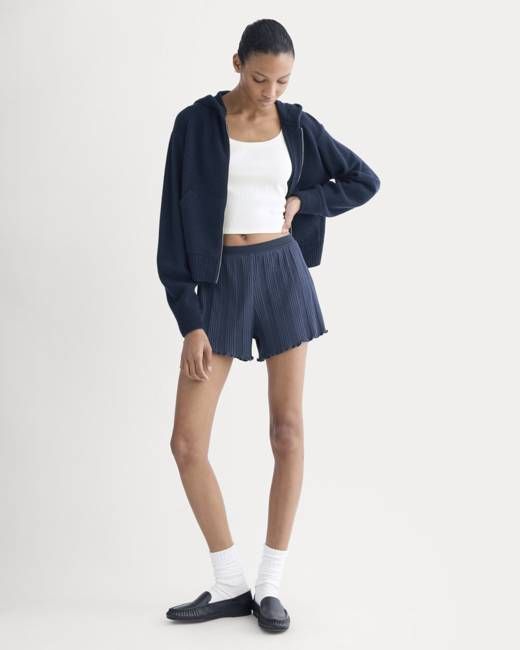 Lounge Rib Short | Navy