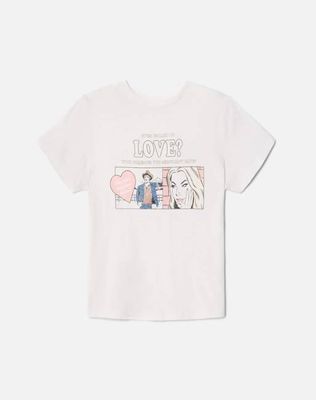 Classic Tee Love - Vintage White