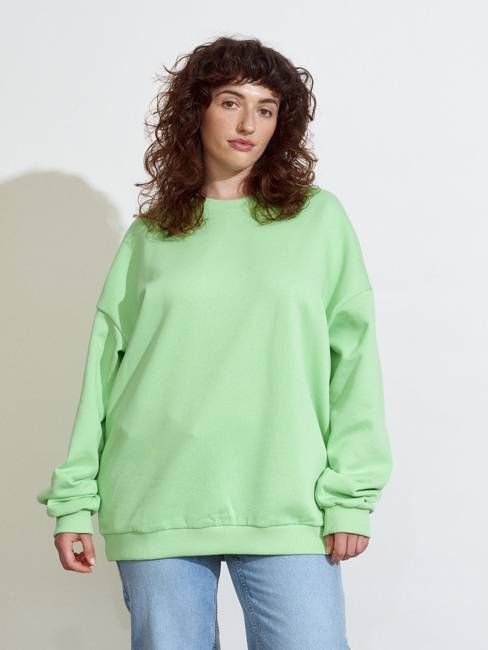 Superpower Oversize Sweatshirt, Summer Green, adults