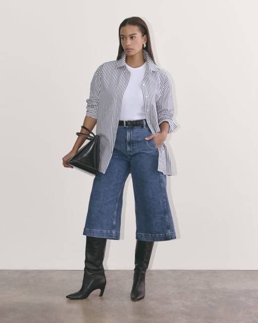 The Denim Culotte | New Blue