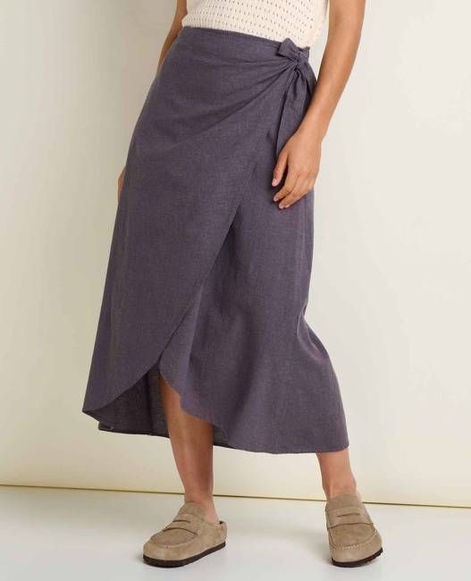 Taj Wrap Midi Skirt