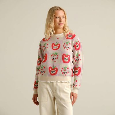 DEDIZIERT - Pullover Arendal Fruit Cat Bingo