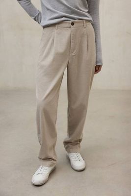BEIGE FIORA TROUSERS