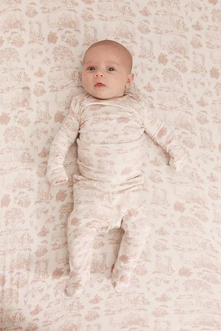 Rose Toile Baby Sleep Set