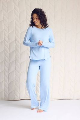 Relaxed Long Sleeve Top + Pajama Pant