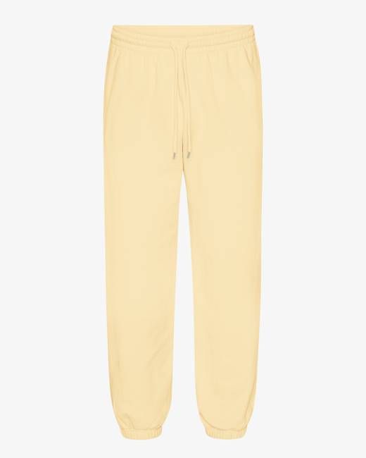 Organic Relaxed Sweatpants - Soft Yellow