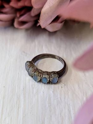 Tarnished Sterling Silver Ring - Size 6