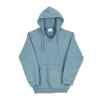 Sherpa Raglan Hoodie - Powder Indigo