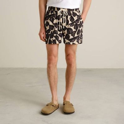 DEDICATED - Swim Shorts Birka Shades Oat White