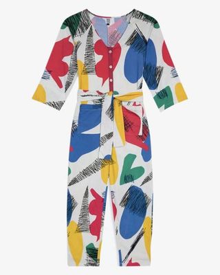 Miss PomPom Artist Long Sleeved Jumpsuit