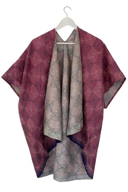 Vintage Silk Trudi Poncho No.66 Jodhpur Edit