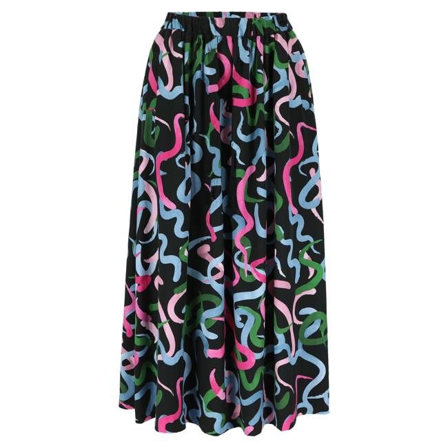 Sage midi skirt Swirl