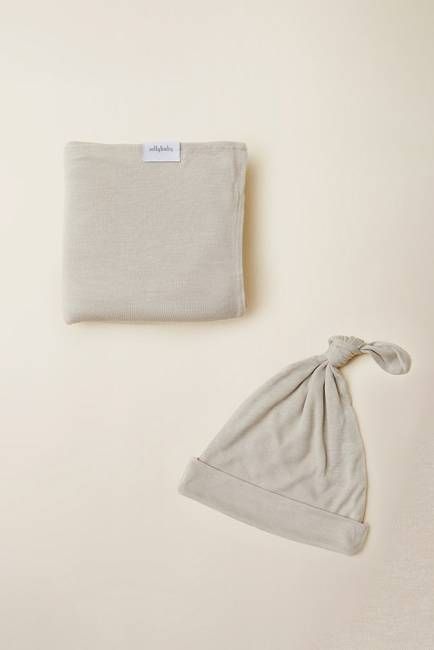 Spelt Swaddle + Hat Set
