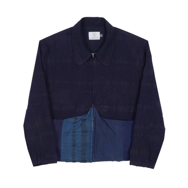 Washi-Wool Zip Jacket - Hand-Me-Downs