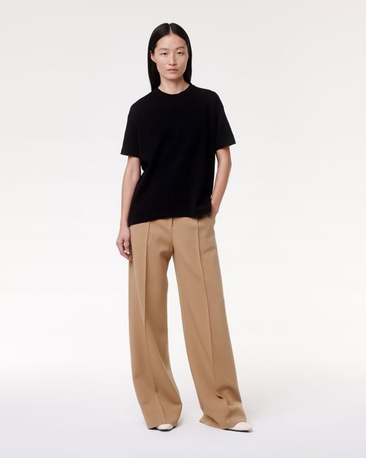 Luxe Seamed Short Sleeve | Black