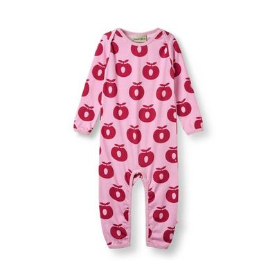 Ulm long-sleeved baby suit with apples