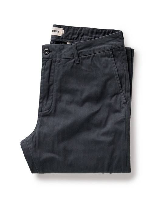 The Slim Foundation Pant in Organic Navy