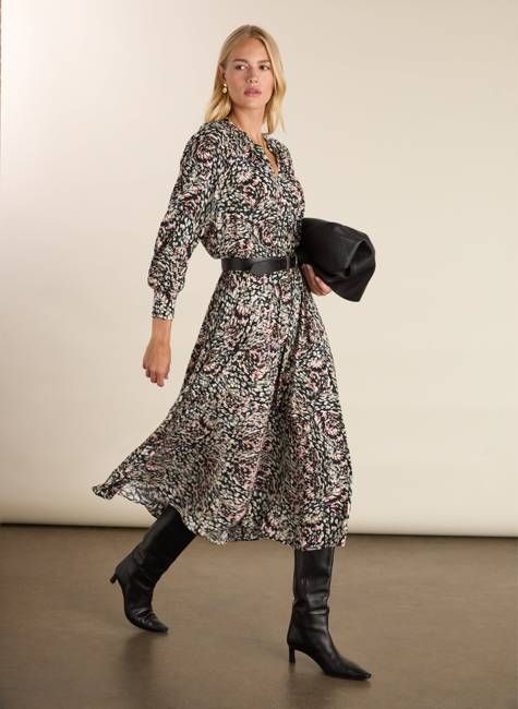 Susannah Printed Midi Dress