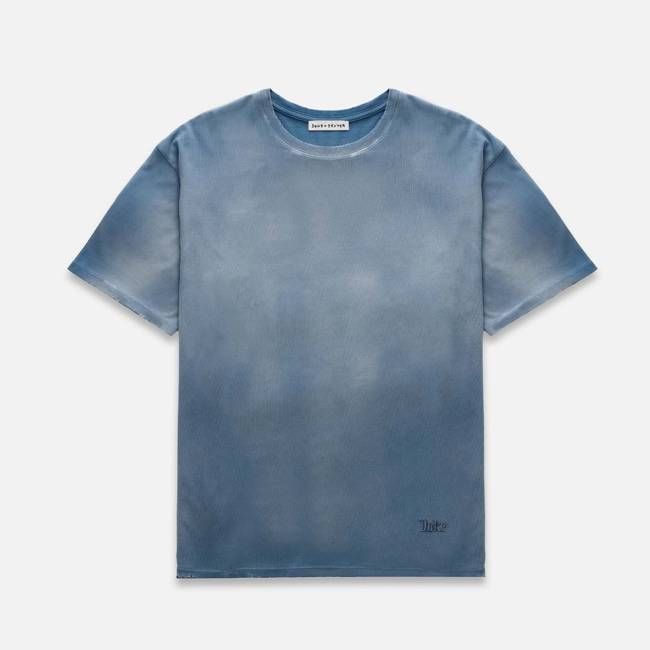 Sun Faded Workwear Washed Navy T-Shirt
