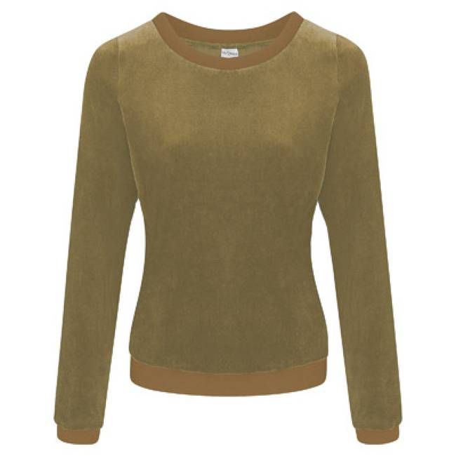 Bio Nicki Pullover Onne oliv / graubraun - kaufen