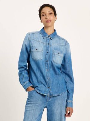 Denim blouse (GOTS)