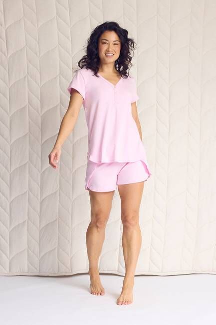 Henley Tee + Tulip Short