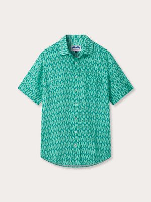 Men's King of the Jungle Manjack Linen Shirt