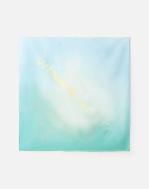 Silk Scarf - Green