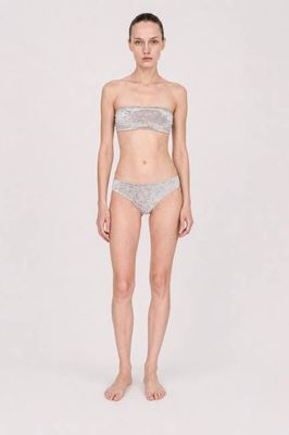 Velvet Bandeau Swim Top