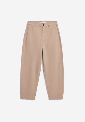 WORKWEAR CANVAS BARREL PANT | true camel