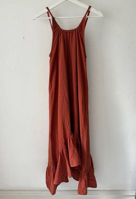 Belmira Organic Cotton Dress in Paprika S Preloved