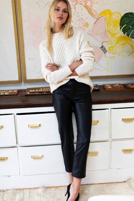 Stella Pant - Vegan Leather