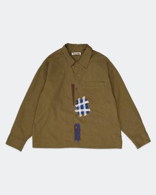Uniform Shirt LS - Olive Patched Up