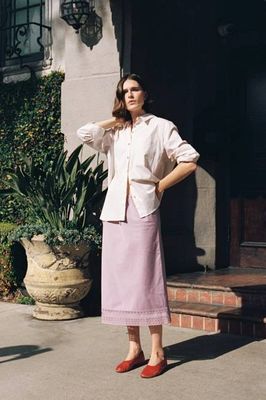 The Clarissa Skirt | Lavender Mist